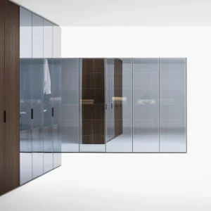 Armadio con ante in vetro